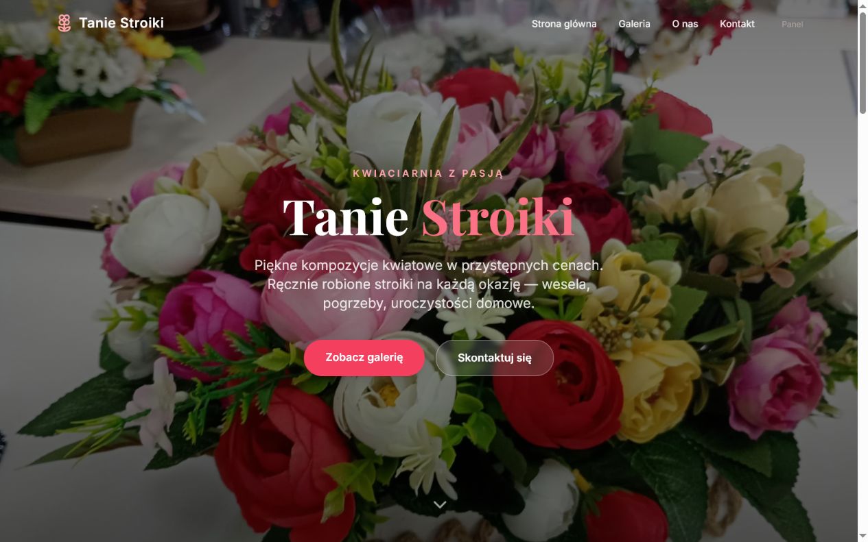 Podgląd strony internetowej Tanie Stroiki